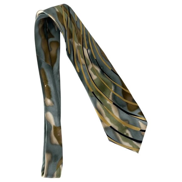 J Garcia More Arches Limited Edition Silk Tie Collection Forty-Six Camouflage Pa - Picture 4 of 11
